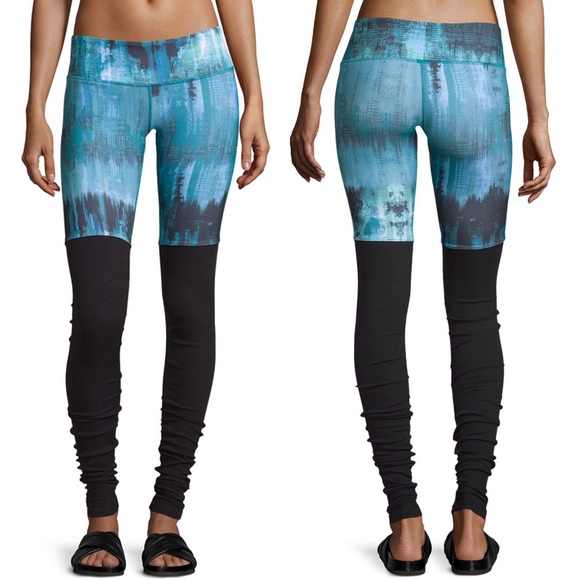 ALO Yoga Pants - Alo Yoga Goddess Legging Deep Teal Desert M A0